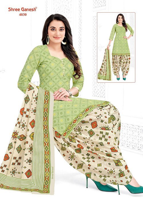 Shree Ganesh Hansika Vol 20 Patiyala Cotton Dress Material
